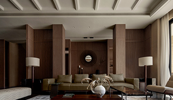 500㎡別墅豪宅整木定制，新中式裝修美學(xué)